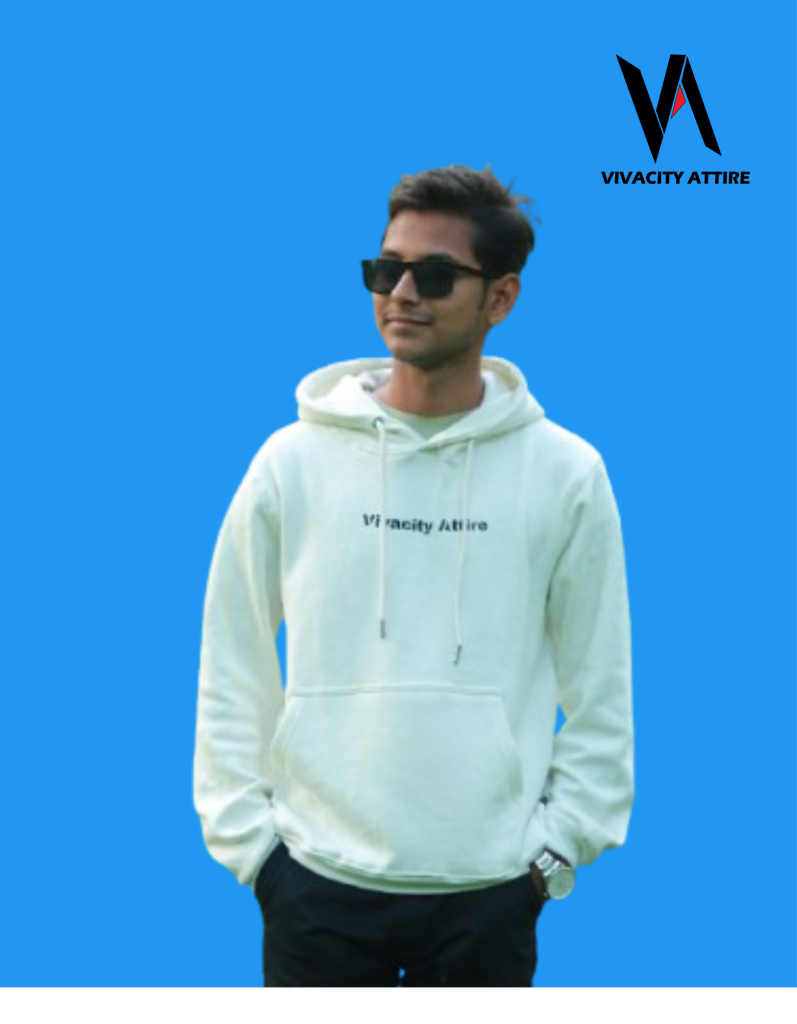 White hoodie