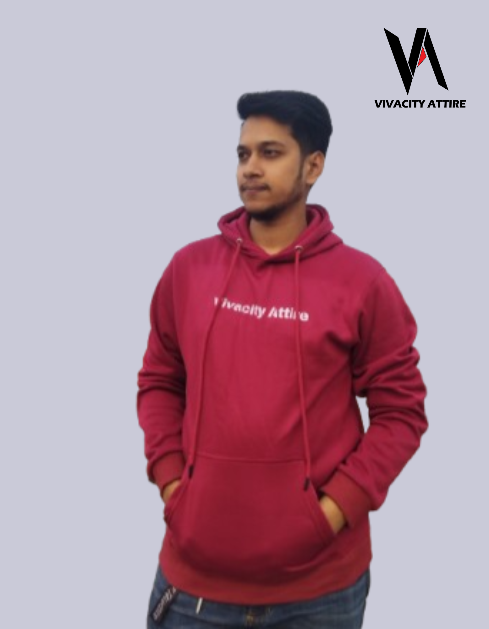 MAN'S PREMIUM Maroon hoodie 2025 Maroon hoodie